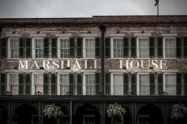 Marshall House Civil War hospital haunted inn with soldier spirits and paranormal activity basement