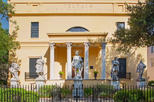 Telfair Academy Regency mansion art museum with American and European masterworks and rotating exhibitions