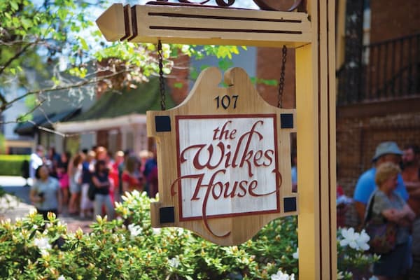 Mrs. Wilkes Dining Room historic house restaurant with family-style Southern comfort food and communal tables