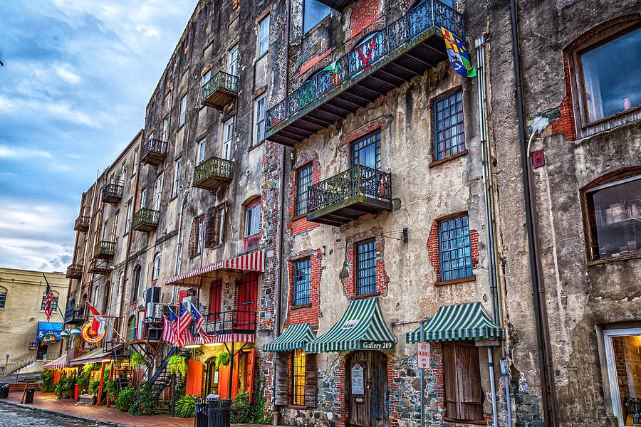 The Lost Square in Savannah, Georgia