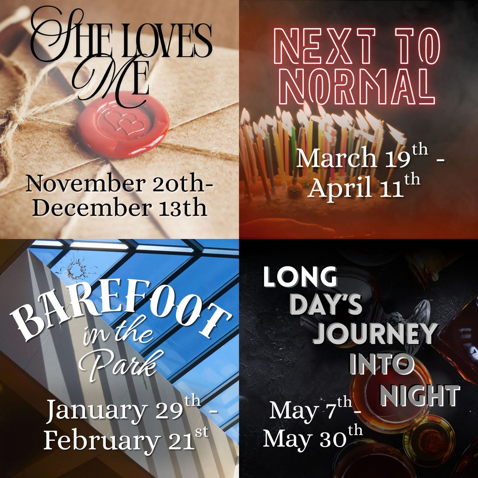 New Oak Theatre season announcements