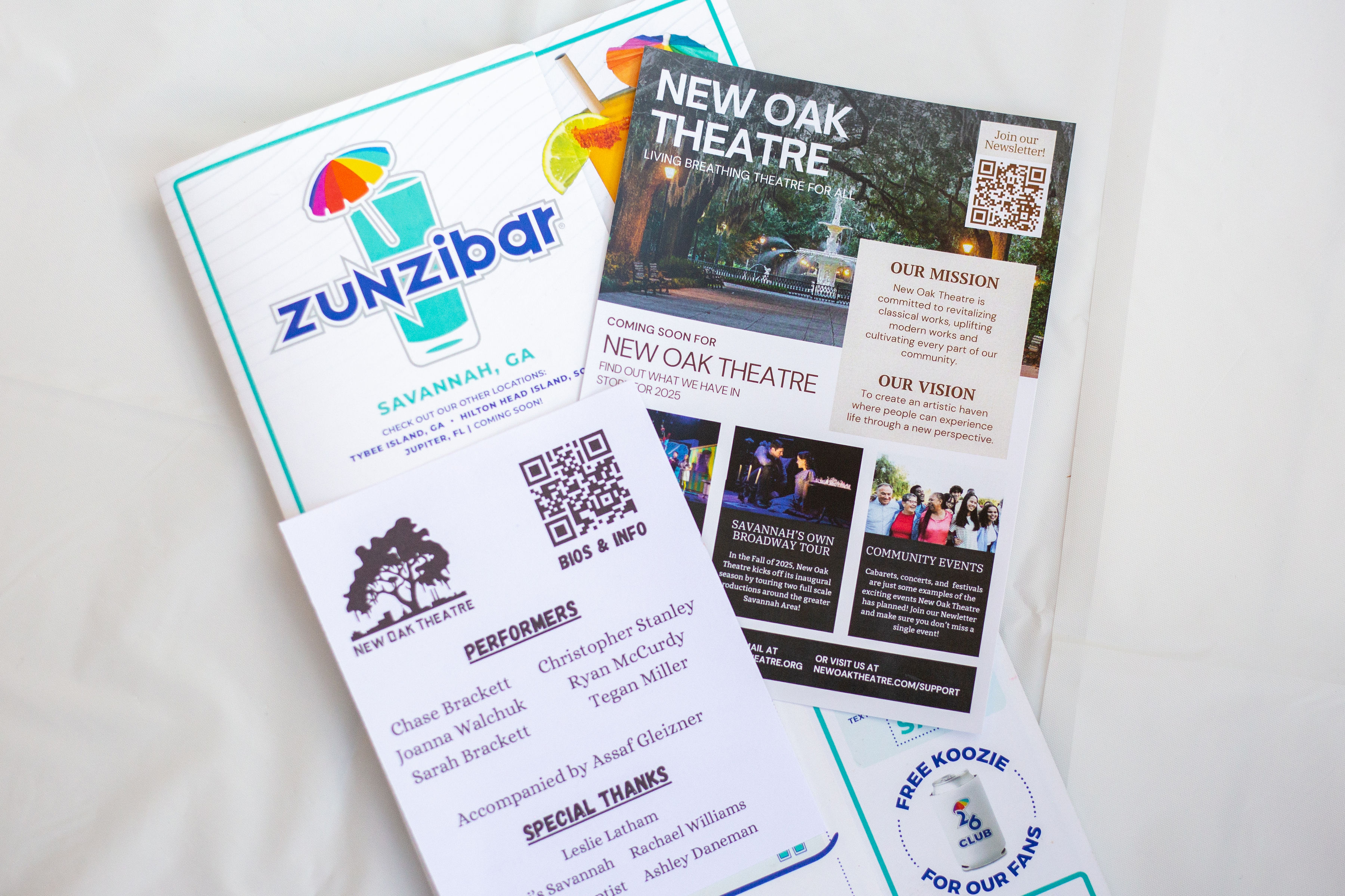 Local tourism partners collaborating with New Oak Theatre experiences